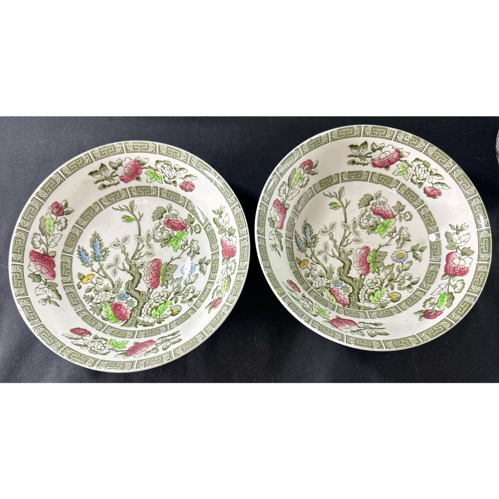 Ridgway Indian Tree Tea Set Cup Saucer Sugar Bowls Staffordshire England - Picture 2 of 14